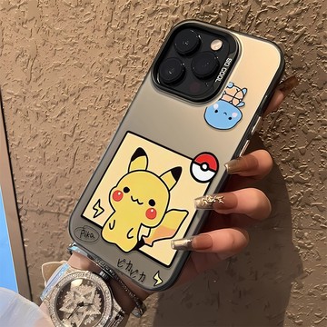 寶可夢 皮卡丘 iphon手機殼 卡通防摔保護殼 適用iPhone 16e 15 14 13 12 11 Pro Max