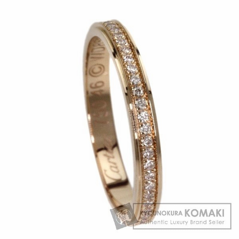 Cartier カルティエ ダムールウェデング ダイヤモンド リング 指輪 K18ピンクゴールド レディース 中古 通販 Lineポイント最大0 5 Get Lineショッピング