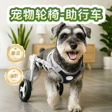 🔥優選🔥寵物輔助車老年狗輔助狗輪椅狗外出代步車中小型犬癱瘓狗康複訓練
