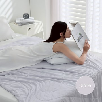 AnD House 礦石涼感被-淡芋灰 ｜安庭家居 涼被