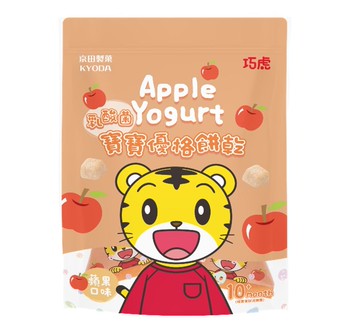 京田製菓巧虎寶寶乳酸菌優格餅乾24g-蘋果