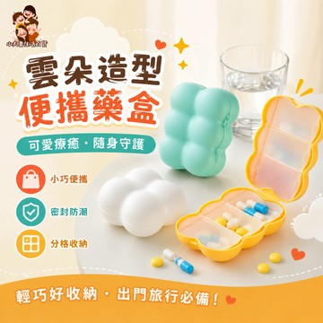 ［在台現貨+發票］六格裝藥盒 藥盒 外出藥盒 造型藥盒 成藥盒 藥丸收納盒