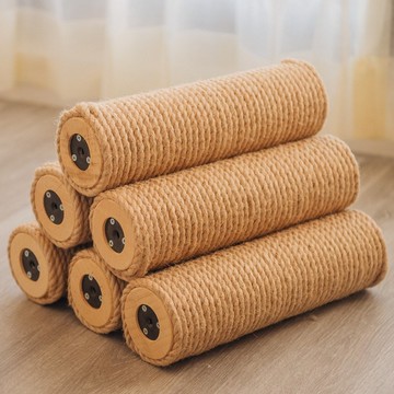 【A902】麻繩圓柱 x 6