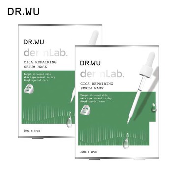 DR.WU 積雪草舒敏精華面膜4PCS(2入組)-共2入