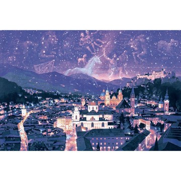 【拼圖貓】HC  - 畫作系列-Northern Star Atlas 臺灣製 1000片夜光拼圖 1000-194D