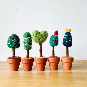 |羊毛氈材料包| 擁有一顆耶誕tree (5款) | 附教學影片 006