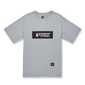 5th STREET｜山形｜男裝｜露營工具熱感應短袖T恤｜灰色