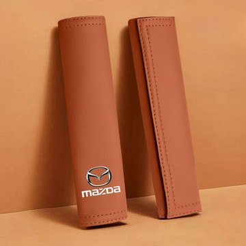 Mazda馬自達皮革汽車安全護肩套馬2馬3馬6 CX5 CX9 MX5 CX3護肩套 安全帶護肩套 車用安全帶護肩套