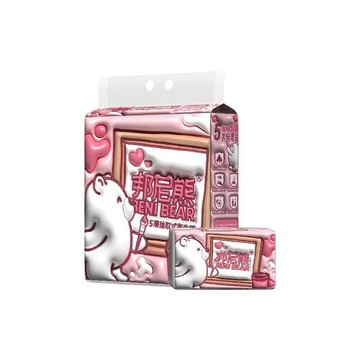 Benibear Super厚五層抽取式衛生紙80抽10包6袋/箱