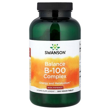 Swanson Vitamins, Balance B-100 複合物，優效，300 片全素片