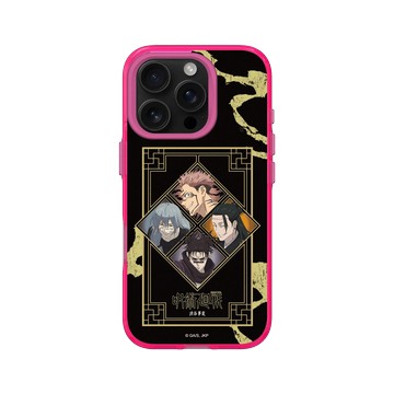 iPhone 16 Pro Clear 粉漾桃 - Jujutsu Kaisen 咒術迴戰 S2 - 澀谷事變戰鬥系列-咒靈組合