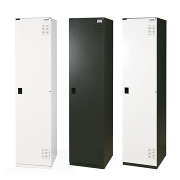 DAHFU 大富 KD 單門 多用途置物櫃 W450xD510xH1800mm 白色/鐵灰 /個 KD-45-5101 I/H