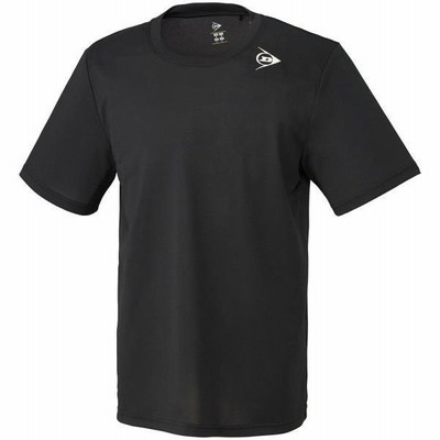 DUNLOP ダンロップテニス テニス ダンロップ DUNLOP ユニセックス Tシャツ DAL-8143 20SS ブラツク Tシャツ(dal8143-900)