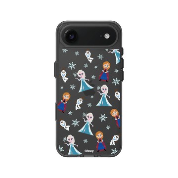 iPhone Air Clear (相機按鈕) 酷墨灰 - 迪士尼-公主系列 Disney Princess - 冰雪奇緣 - 角色集合