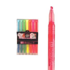 【斑馬】WKP1 SPARKY-1 直液式光記號筆 7色組【APP滿額下單10%點數(單一帳號最高5000點)】1/31止