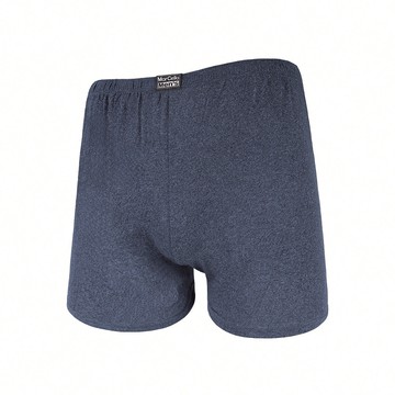 針織環保AB紗吸濕平口男內褲 - M / 花藍