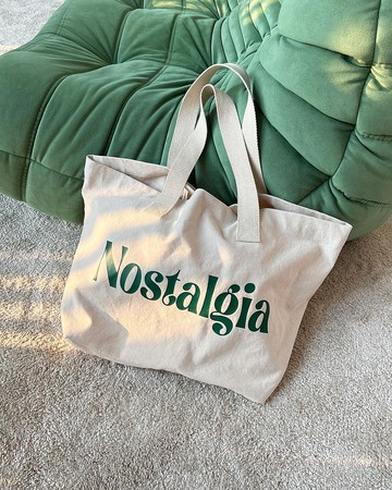 托特包 HAY : Nostalgia Big Tote - Blue / Natural