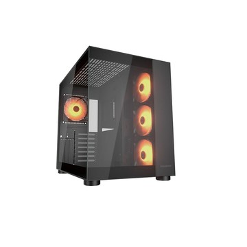 COUGAR FV150 RGB 電腦機殼 黑色 雙艙設計 支援最高400mm顯卡 機殼
