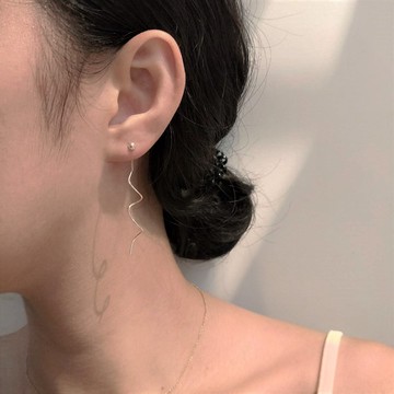 │微光│漫漫午後 • 耳飾 • 純銀耳環 • 可碰水 抗過敏