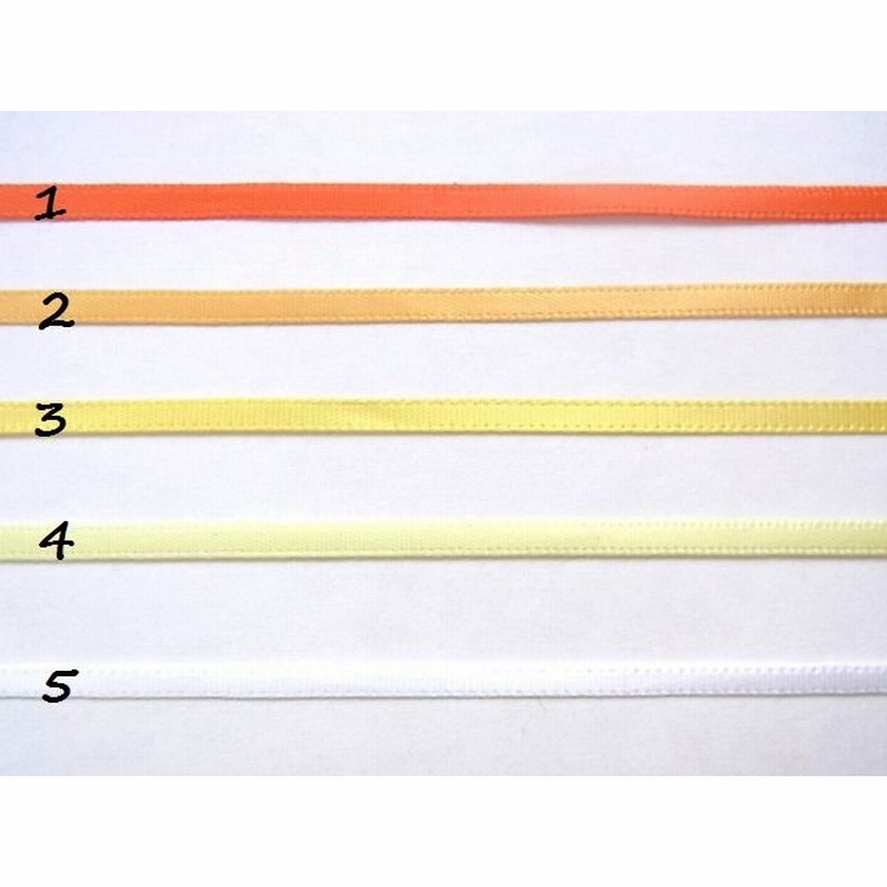 期間限定・半額／全24種1／8インチ（3mm）両面サテンリボンリボンレイ