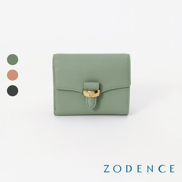 ZODENCE RING進口真皮簡式短夾