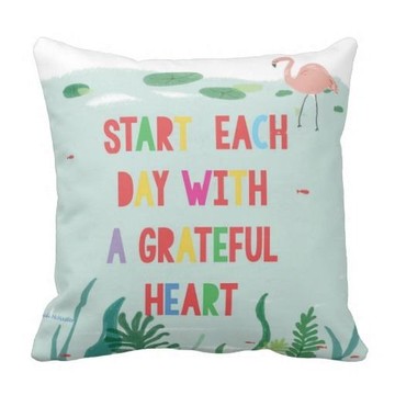 每天都要感恩啊－ 澳洲原創抱枕枕套