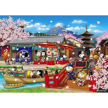 真愛日本 預購 史努比 snoopy  紙拼圖 3000片 日本旅遊 拼圖 益智遊戲 擺飾 收藏 JT9