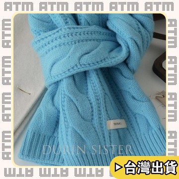 🔥臺灣出貨🔥可開發票✅輕飾時光高定款~2026新款澳洲100%純羊毛紅色圍巾女冬季復古麻花加厚防寒