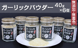 A-45ガーリックパウダー40g×6個