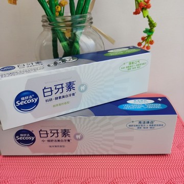 ✨壹灣出貨✨白牙素牙膏細舒潔美白清新小蘇打白牙素口氣清新去牙漬牙膏