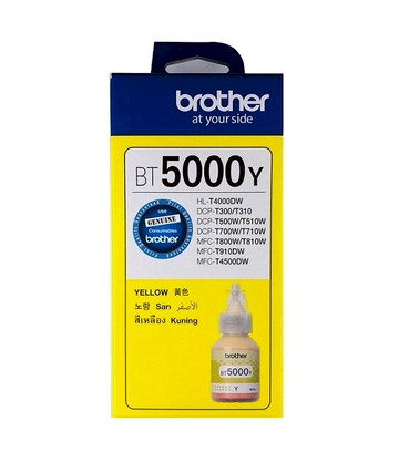 Brother BT5000Y原廠黃色墨水 適用:DCP-T310/DCP-T510W/MFC-T810W