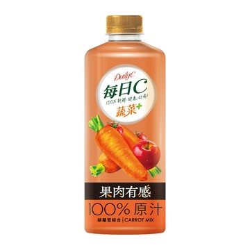 每日C果肉有感-果蔬綜合800ml※實際到貨效期約4天以上