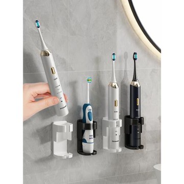 牙刷置物架牙杯免打孔架子掛墻洗漱杯套裝衛生間壁掛電動牙具掛架