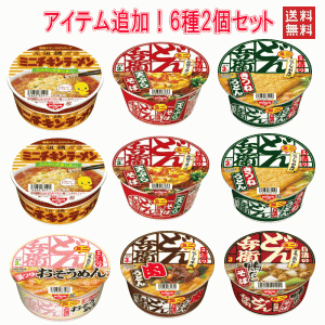 日清食品 カップ麺 どん兵衛 ミニシリーズ 6種類×2個(12食) セット 関東圏送料無料