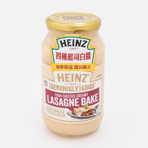 Heinz亨氏四種起司白醬義大利麵醬485G