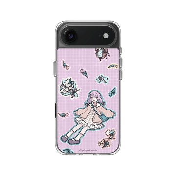 iPhone Air Clear Case（相機按鈕） 透明 - 瑟拉斯蒂歐 - 幻月 - 可愛的阿月
