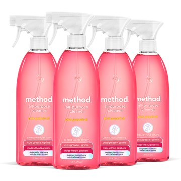 【method 美則】全效多功能清潔劑 – 粉紅葡萄柚 828ml x4入