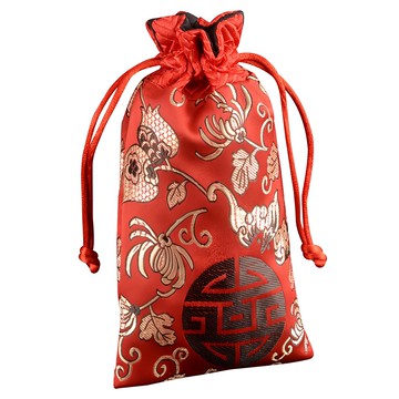 財神小舖 十二生肖開運祈福福袋 高約16cm寬約8cm  紅色  1個