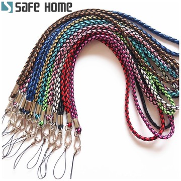 扣環設計可拆長款編織手機掛繩掛脖繩門禁證件卡42公分(恕不接受指定顏色出貨) CPA037