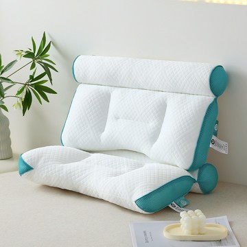 母嬰級反牽引枕頭護頸錐枕芯軟管牽引枕頭助睡眠整頭家用一對裝枕