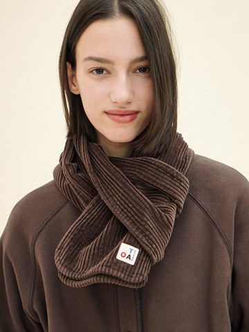 Corduroy Muffler [Brown] (244701SBR)