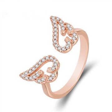 【SoLight鹽青】SL312天使之翼幸運祝福戒指