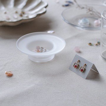 天然石幾何耳環-焰火/耳針/夾式/可客製