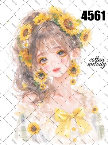 original sticker no.4561 人物貼紙 原創貼紙 原創人物貼紙 裝飾貼紙 cotton melody