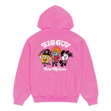 VERDY X ICE SPICE BIG GUY ZIP HOODIE - PINK