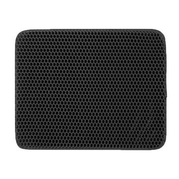 咕沛日常 雙層貓砂墊  大(75 x 58cm)  黑色  1個