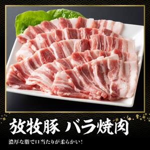 ふるさと納税 宮崎県産 放牧豚 「 ロースしゃぶ ＆ バラ焼肉 」 1.5kg  宮崎県川南町