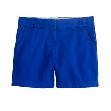 美國百分百【全新真品 】J.Crew 短褲 褲子 JC 休閒 Chino 經典 百慕達 5" 純棉 靛藍色 0 2 4號 F144