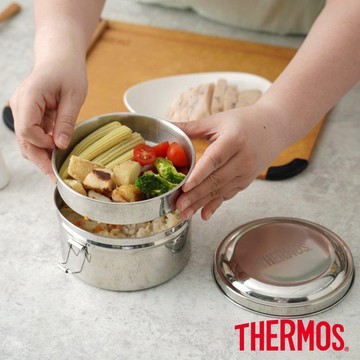 【THERMOS膳魔師】不鏽鋼便當盒1000ml(Z-LBNP-14)【2026.09月餐廚集點換購品】