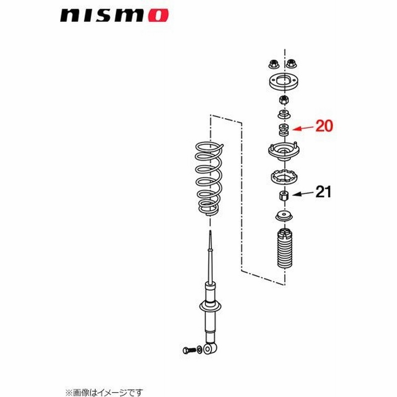 Nismo ニスモ 強化ブッシュ アッパーマウントブッシュ アッパー スカイライン R32 2wd 1個 通販 Lineポイント最大0 5 Get Lineショッピング